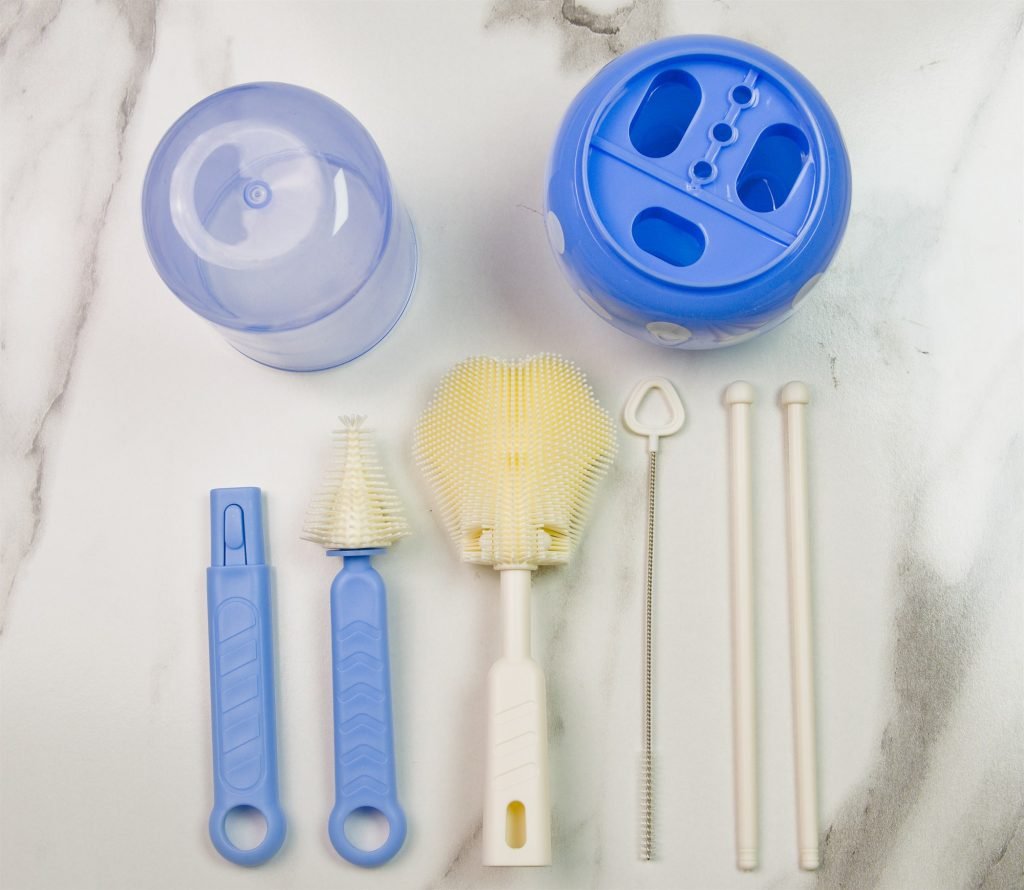 Misuta 6-in-1 Baby Bottle Brush Set