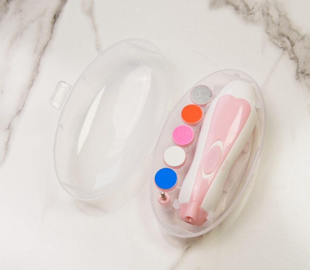 Electric Baby Nail Trimmer with 6 Pads