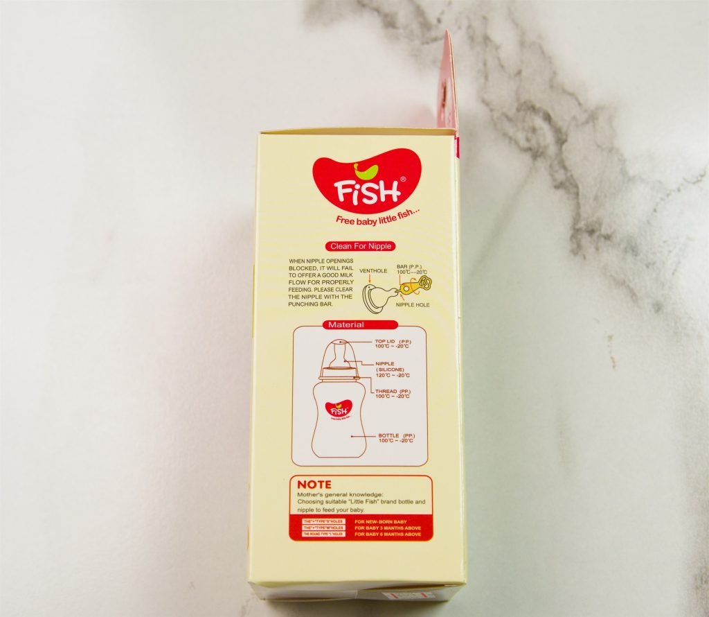 Little Fish Crystal PP Feeding Bottle — 90 ml — Pink