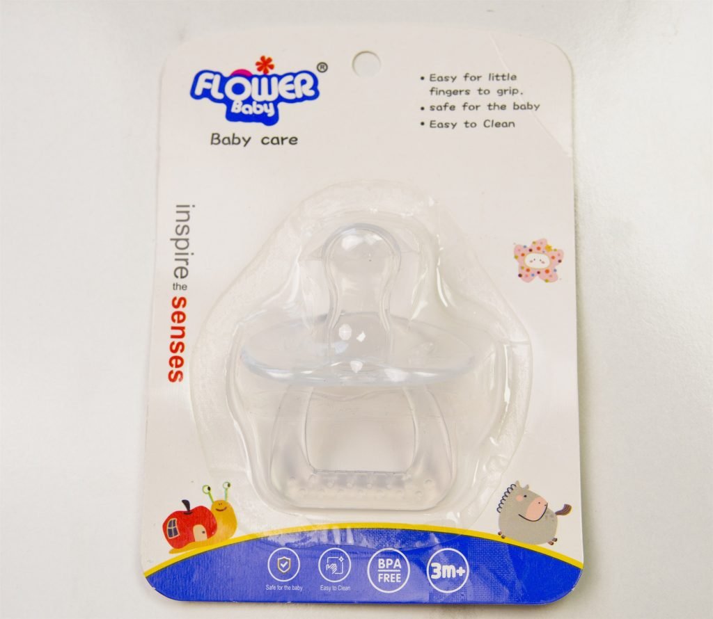 Flower Baby One-Piece Silicone Pacifier