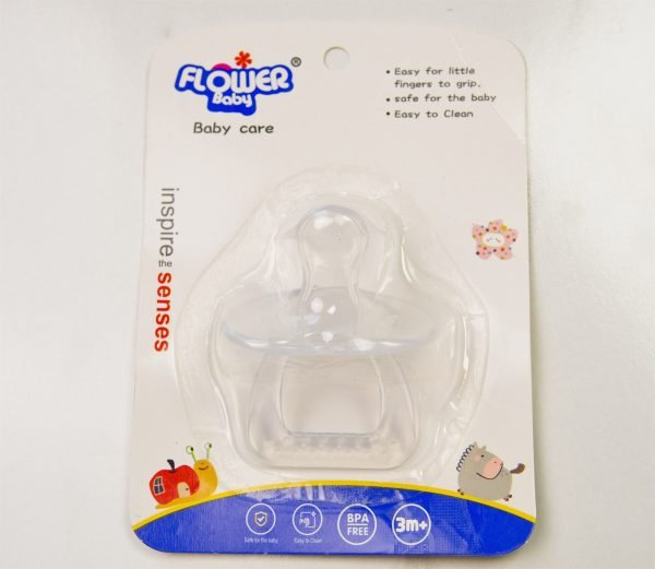 Flower Baby One-Piece Silicone Pacifier