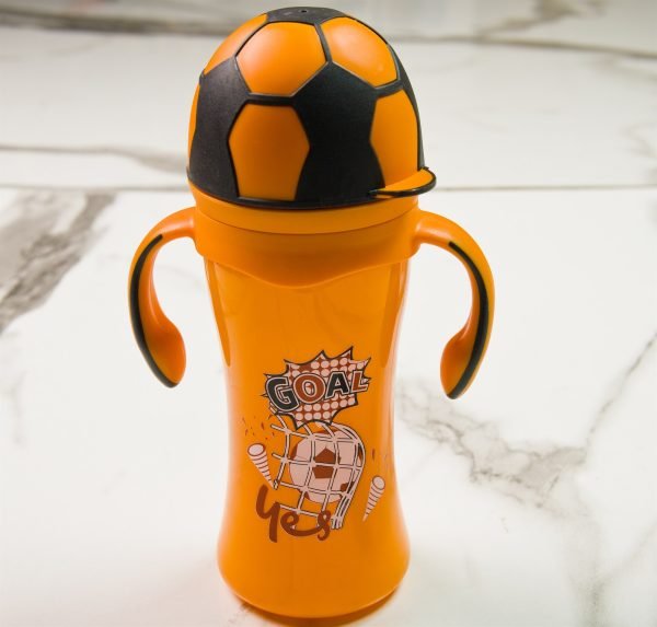 Yes Football PPSU Feeding Bottle — 280 ml — Orange