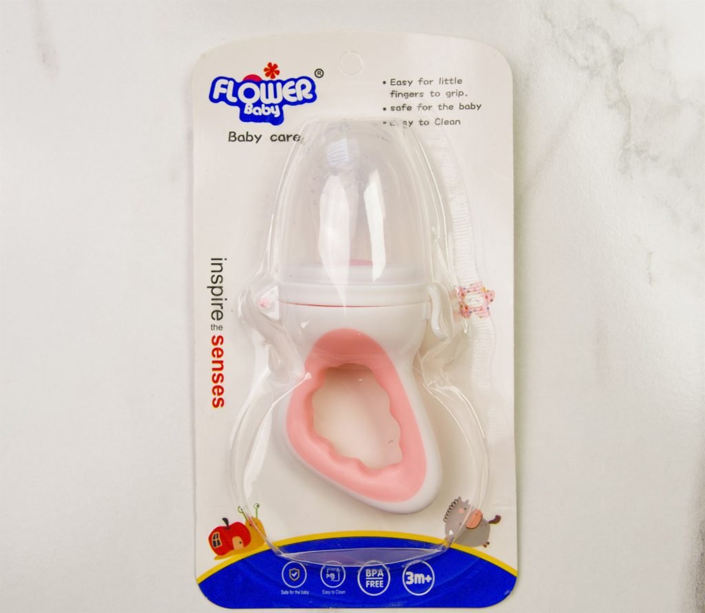 Flower Baby Fruit Feeder Pacifier — Pink