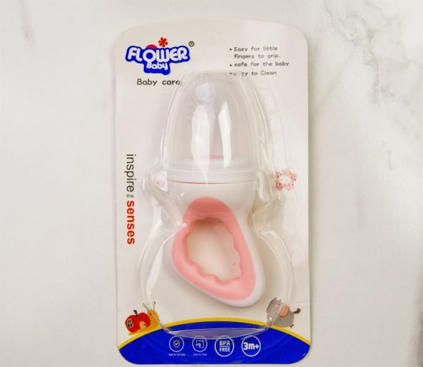 Flower Baby Fruit Feeder Pacifier — Pink
