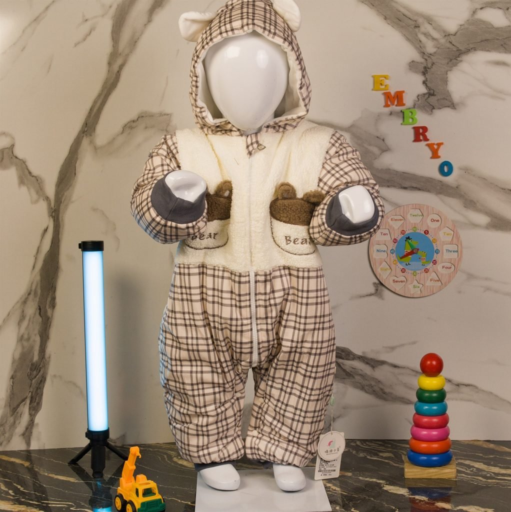 Hooded Bear Winter Romper