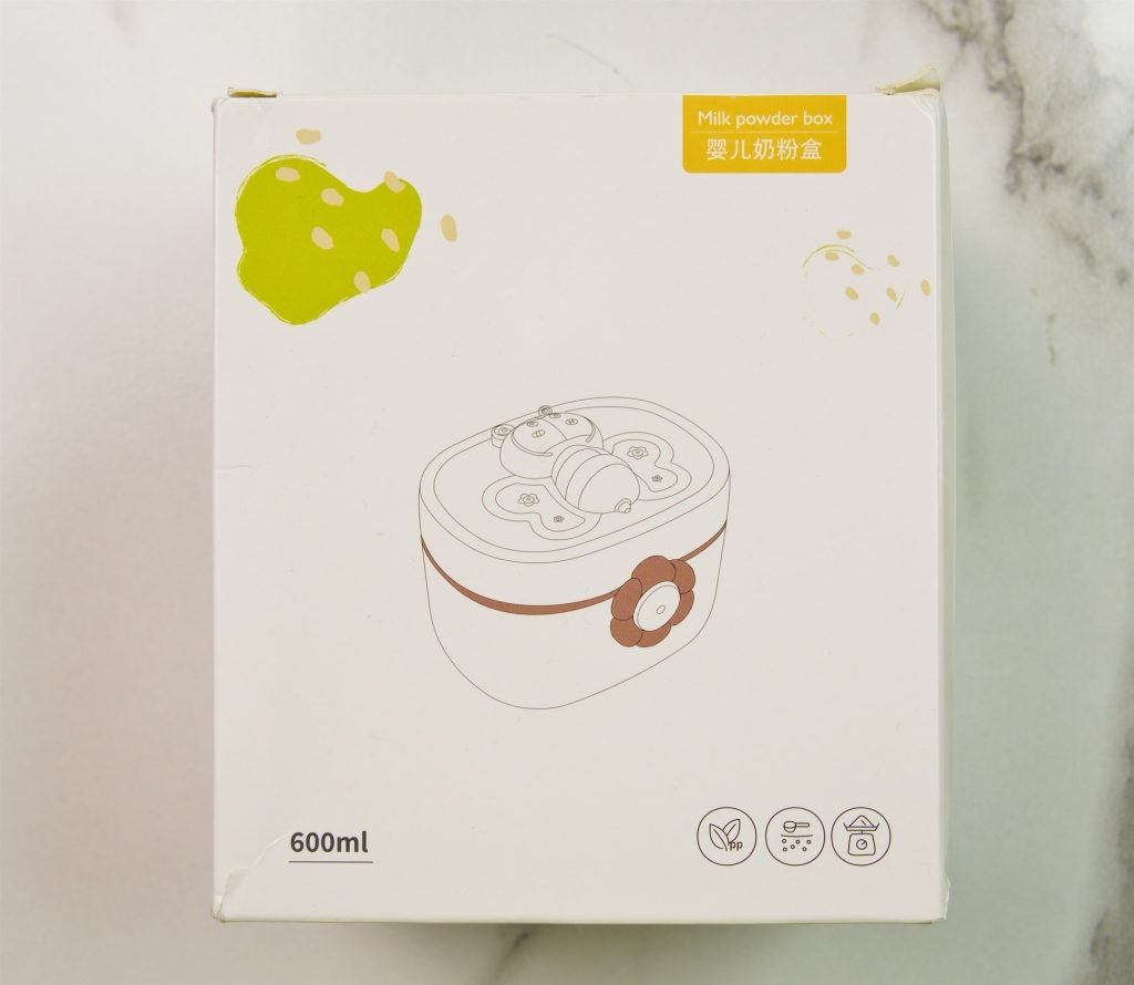 Portable Milk Powder Container with Spoon & Fork — 600 ml