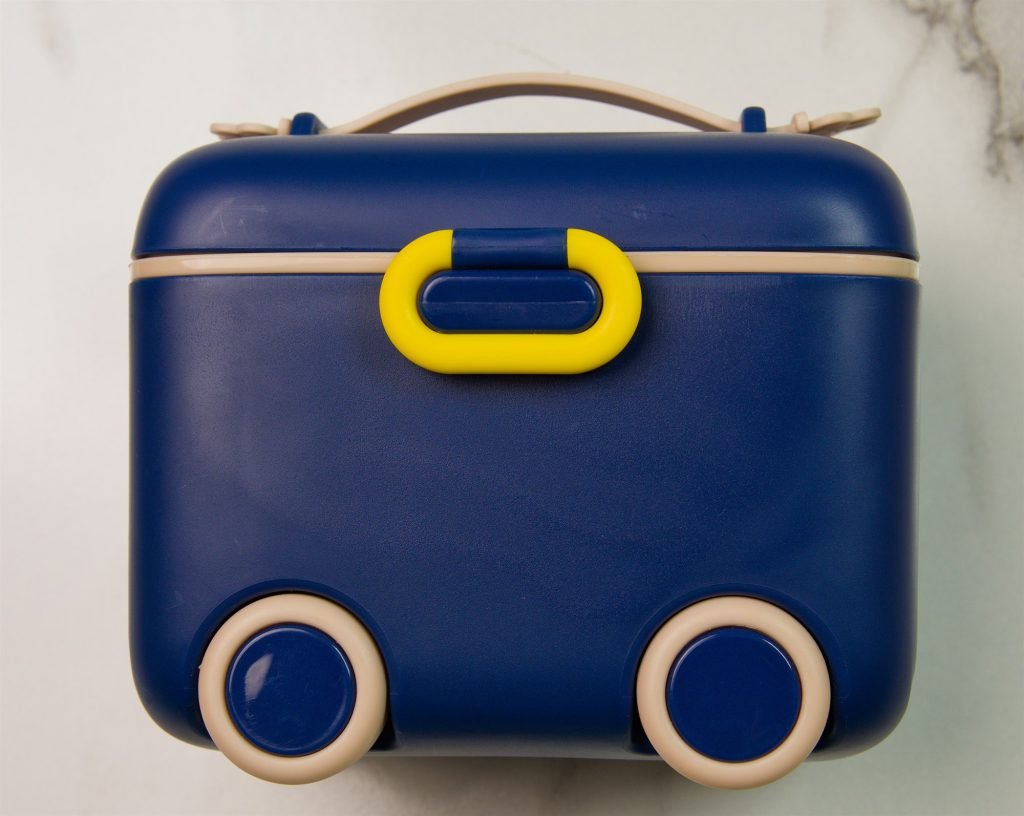 Milk Powder Storage Box with Scoop — Navy