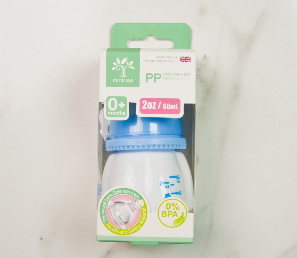 Minitree PP Regular-Neck Bottle — 60 ml — Blue & White