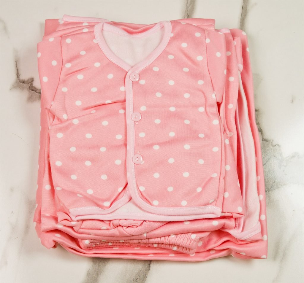 Newborn 5-Piece Starter Set — Pink Polka Dot