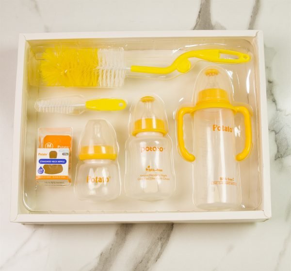 Potato 6-Piece Feeding Bottle Gift Set