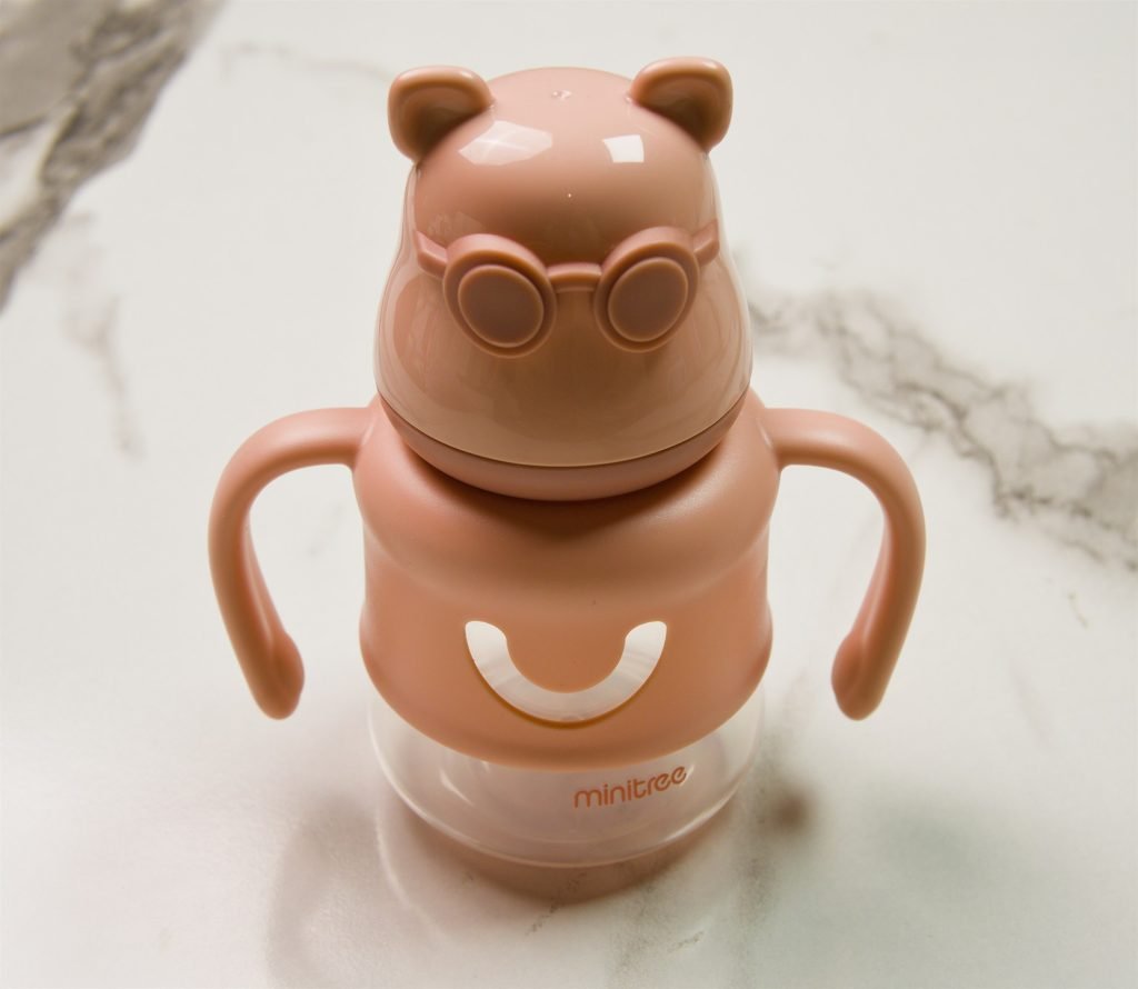 Minitree Teddy Bottle with Sunglasses — 150 ml — Pink