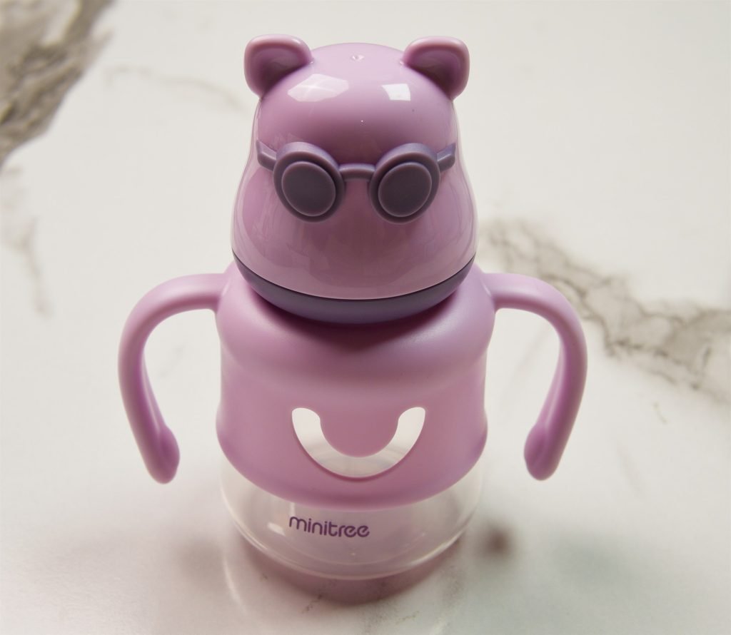 Minitree Teddy Bottle with Sunglasses — 150 ml — Purple